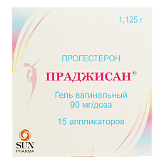 Изображение товара Праджисан гель вагинальный 90 мг/доза 15 шт