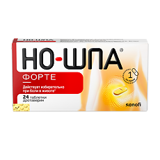 Купить Но-шпа форте таблетки 80 мг 24 шт цена