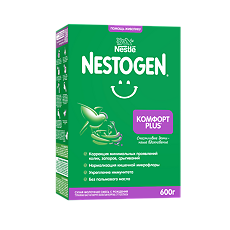 Купить Nestogen Комфорт Plus Сухая молочная смесь с рождения 600 г 1 шт цена