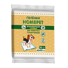 Купить Homepet пеленки для животных впитывающие гелевые 60 см х 90 см 20 шт цена