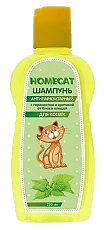 Купить Homecat шампунь для кошек антипаразитарный от блох и клещей с гераниолом и крапивой 220 мл 1 шт цена