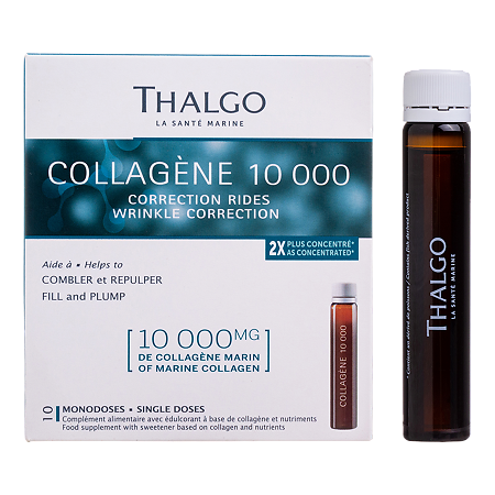 Тальго (Thalgo) Коллаген 10000 / Collagene 10000 Комплекс для молодости и красоты жидкость во флаконах по 25 мл 10 шт