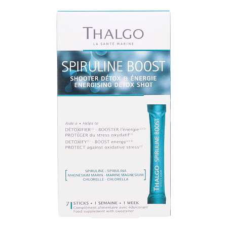 Изображение товара Thalgo Spiruline Boost Энергизирующий бустер со спирулиной порошок 7 шт по 5 г для иммунитета