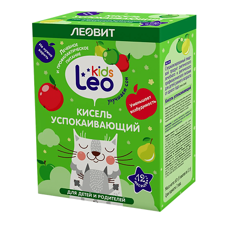 Изображение товара Леовит Leo Kids Кисель успокаивающий для детей 12 г 5 шт