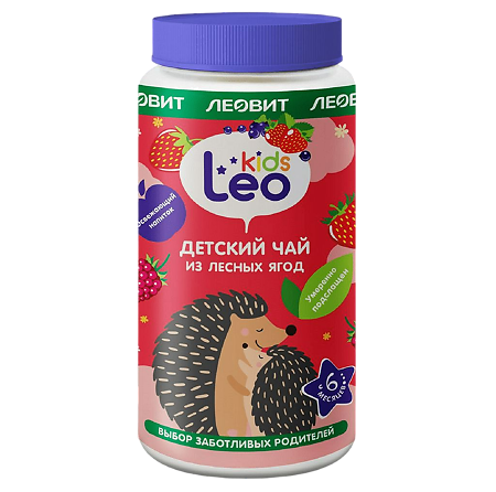 Изображение товара Леовит Leo Kids Чай из лесных ягод для детей от 6 месяцев 200 г