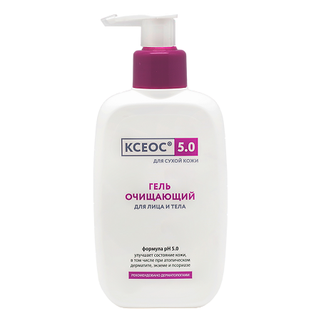 Изображение товара КСЕОС 5.0 Гель очищающий для лица и тела 250 мл 1 шт
