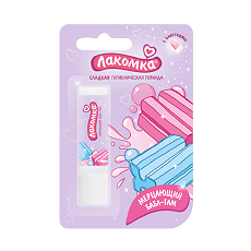 Купить Лакомка Помада гигиеническая Мерцающий Бабл-Гам 2,8 г 1 шт цена