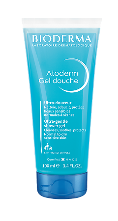 Изображение товара Bioderma Atoderm Мягкий очищающий гель для душа для нормальной сухой и атопичной кожи 100 мл 1 шт