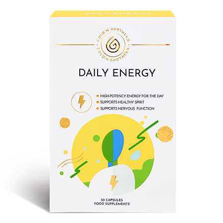 Gold'n Apotheka Daily Energy 30/60/90 Супер Энерджи (Super energy) капсулы массой 600 мг 30 шт