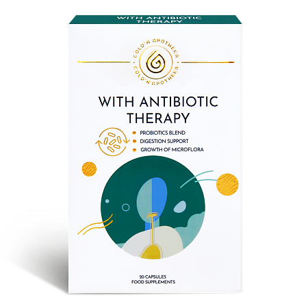 Gold'n Apotheka With Antibiotic Therapy Симбиол (Simbiol) капсулы массой 600 мг 20 шт