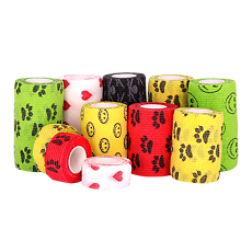 Купить VitaVet Бинт самофиксирующийся горький с рисунком 10 см х 4,5 м в ассортименте 1 шт цена