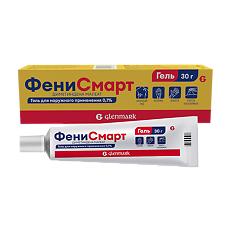 Изображение товара Фенисмарт гель для наружного применения 0,1 % 30 г 1 шт
