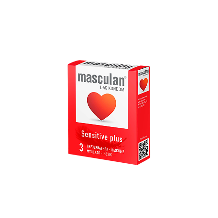 Презервативы Masculan Sensitive plus 3 шт