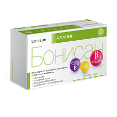 Купить Бонисан Аланин (Bonisun Alanine) капсулы массой 0,5 г 60 шт цена