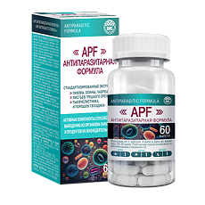 Изображение товара Антипаразитарная формула APF (APF Аntiparasitic formula) капсулы массой 0,4 г 60 шт