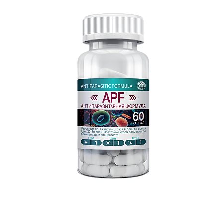 Антипаразитарная формула APF (APF Аntiparasitic formula) капсулы массой 0,4 г 60 шт