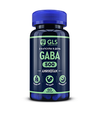 Купить Аминогам GABA 500 GLS капсулы по 400 мг 60 шт цена
