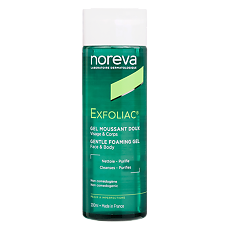 Изображение товара Noreva Exfoliac Мягкий очищающий гель для лица и тела 200 мл 1 шт