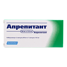 Изображение товара Апрепитант набор капсул 80 мг 2 шт и 125 мг 1 шт
