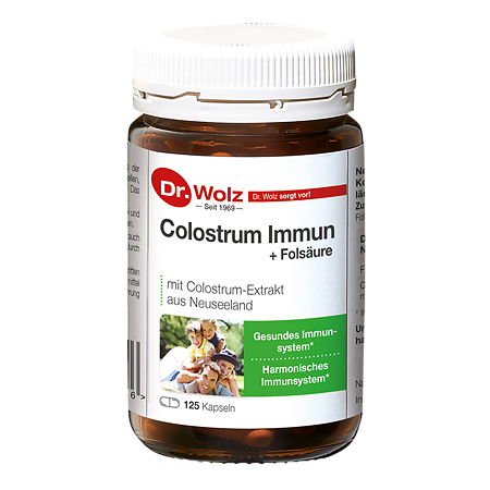 Доктор Вольц (Dr.Wolz) Колострум Иммун/Colostrum Immun+Folsaure капсулы массой 264 мг 125 шт