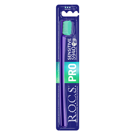 R.O.C.S. PRO Sensitive Зубная щетка мягкая 1 шт