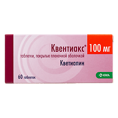 Изображение товара Квентиакс таблетки покрыт.плен.об. 100 мг 60 шт