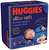 Huggies Трусики Elite Soft 4 ночные 9-14 кг 19 шт