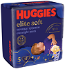 Huggies Трусики Elite Soft 5 ночные 12-17 кг 17 шт