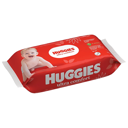 Huggies Влажные салфетки Ultra Comfort 56 шт