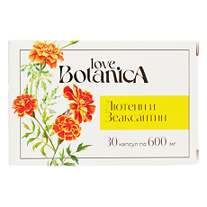 Купить Love Botanica Комплекс для зрения с лютеином и зеаксантином капсулы по 600 мг 30 шт цена