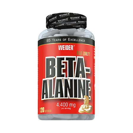 Weider Бета-Аланин/Beta-Alanine капсулы массой 1283 мг, 120 шт