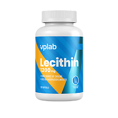 Купить Vplab Lecithin Лецетин 1200 мг капсулы массой 1865 мг 120 шт цена