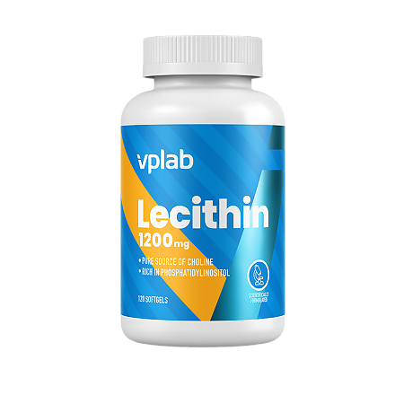 Vplab Lecithin Лецетин 1200 мг капсулы массой 1865 мг 120 шт