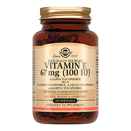 Изображение товара Solgar Витамин Е 67 мг 100 МЕ капсулы 560 мг 100 шт