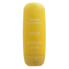 Купить Зубная паста HAAN с пребиотиками и фтором Лимон,шалфей и мята Dolce Vita 50 мл 1 шт цена