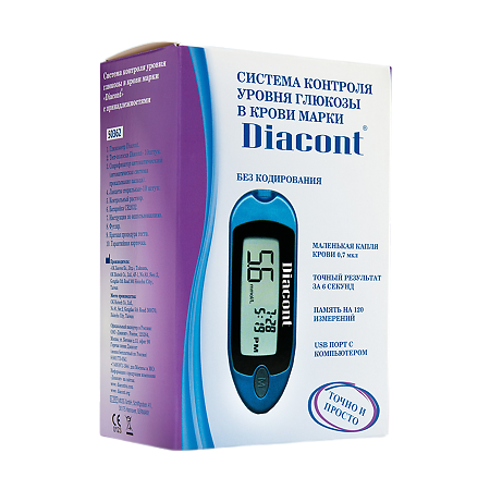 Diacont компакт глюкометр, 1 шт