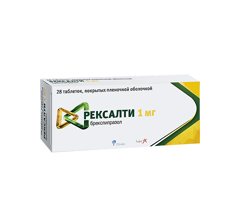 Рексалти таблетки покрыт.плен.об.1 мг 28 шт