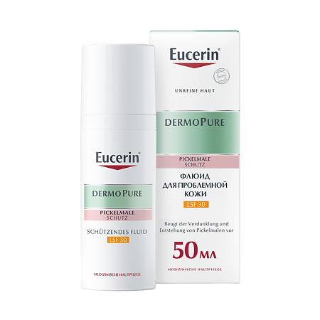 Eucerin DermoPure Флюид для жирной и проблемной кожи SPF30 50 мл 1 шт