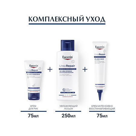 Eucerin UreaRepair Plus Крем для рук увлажняющий туба 75 мл 1 шт