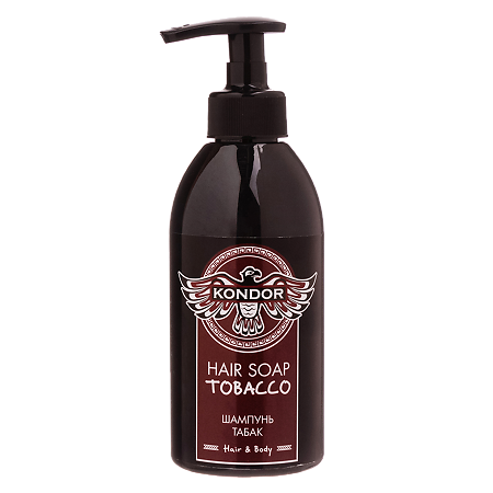 Кондор (Kondor) Hair&Body Шампунь для мужчин Hair Soap Tobacco Табак 300 мл 1 шт