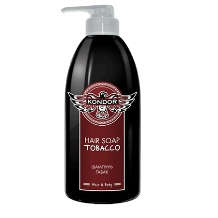 Кондор (Kondor) Hair&Body Шампунь для мужчин Hair Soap Tobacco Табак 750 мл 1 шт