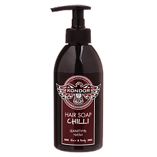 Купить Кондор (Kondor) Hair&Body Шампунь для мужчин Hair Soap Chilli Чили 300 мл 1 шт цена