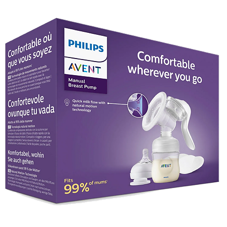 Изображение товара Ручной молокоотсос Philips Avent SCF430/10 для бережного сцеживания молока