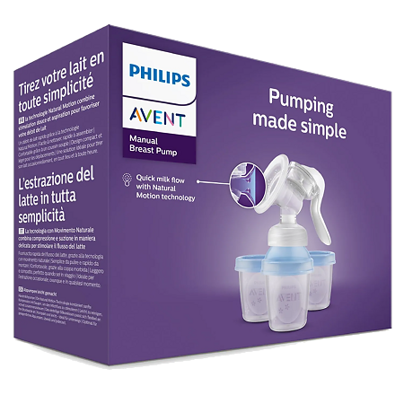 Изображение товара Philips Avent Ручной молокоотсос SCF430/13 для комфортного сцеживания
