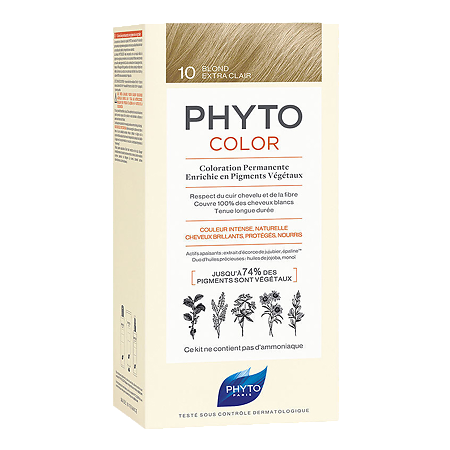 Phyto Color Краска для волос экстра-светлый блонд оттенок 10 1 шт