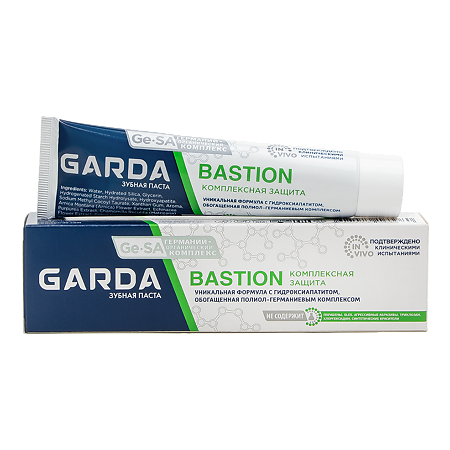 Зубная паста Garda Bastion комплексная защита 75 г 1 шт