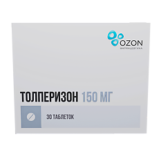 Купить Толперизон таблетки покрыт.плен.об. 150 мг 30 шт цена