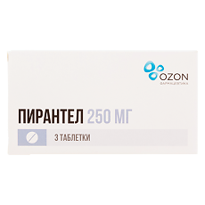Купить Пирантел таблетки 250 мг 3 шт цена