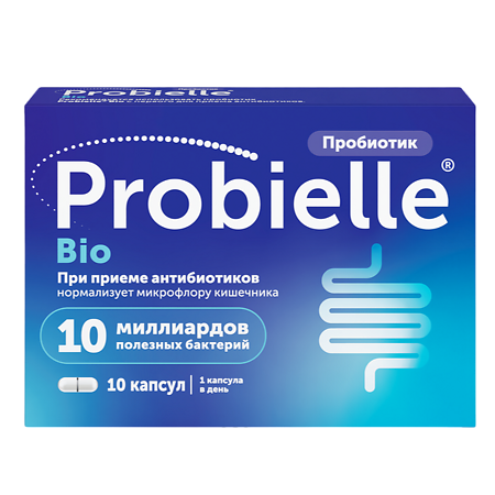 Пробиэль Био капсулы массой 325 мг 10 шт