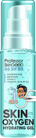 Professor SkinGOOD Гель для лица ультралегкий с гиалуроновой кислотой и вит B и C Skin Oxygen Hydrating Gel мгновенное насыщение кожи кислородом и аминокислотами 50 мл 1 шт